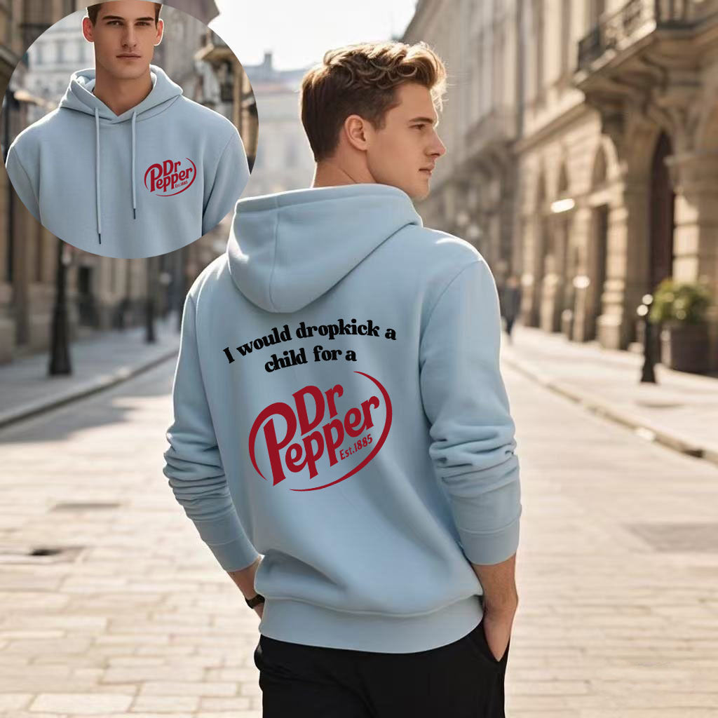 Letter Print Hoodie Casual Versatile Jacket
