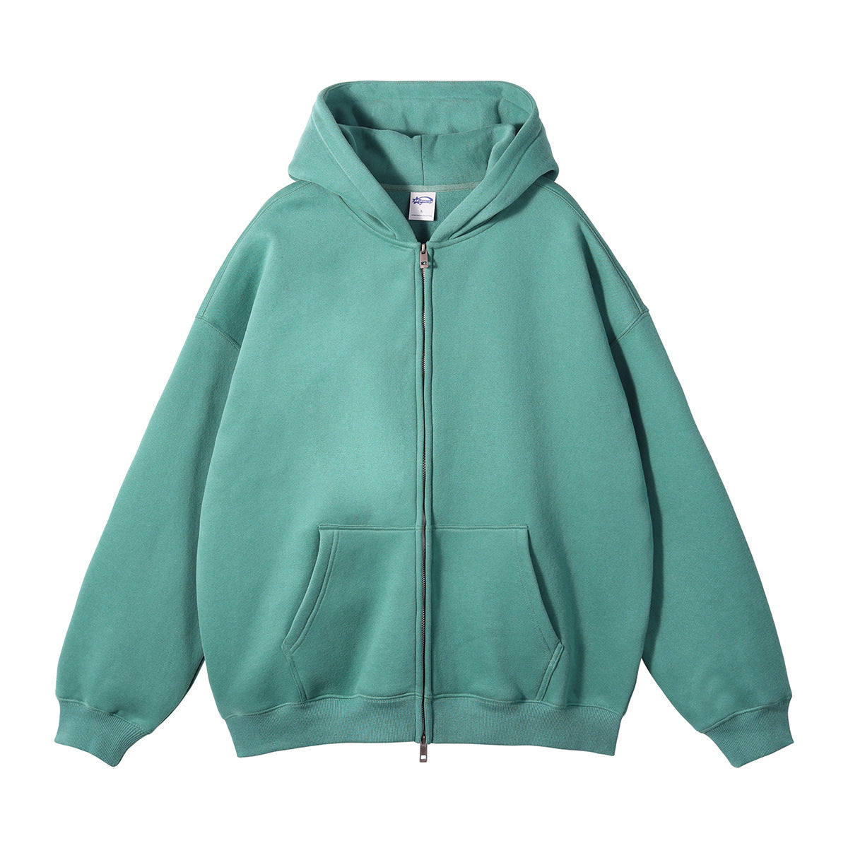 Zippered men's hoodie