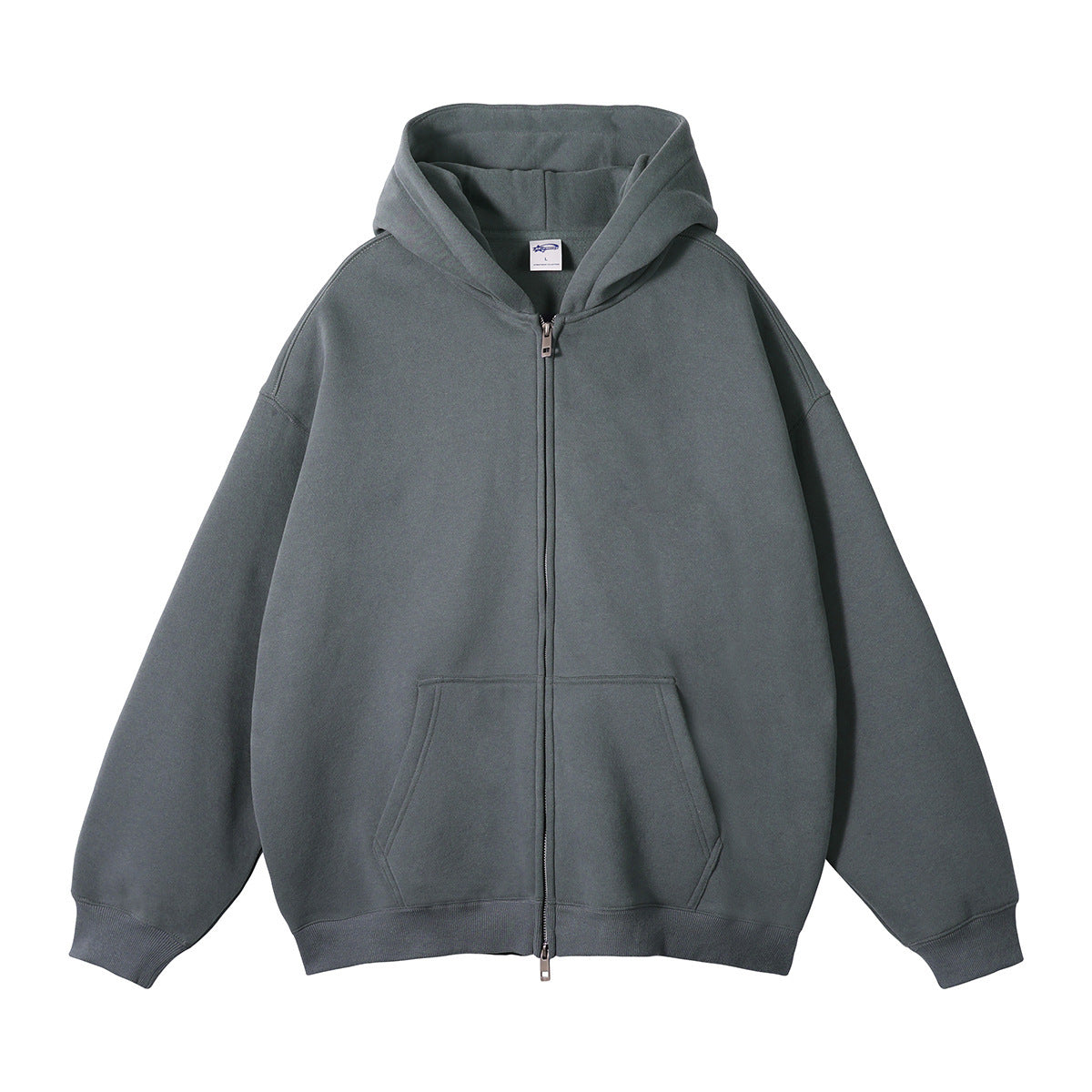 Zippered men's hoodie