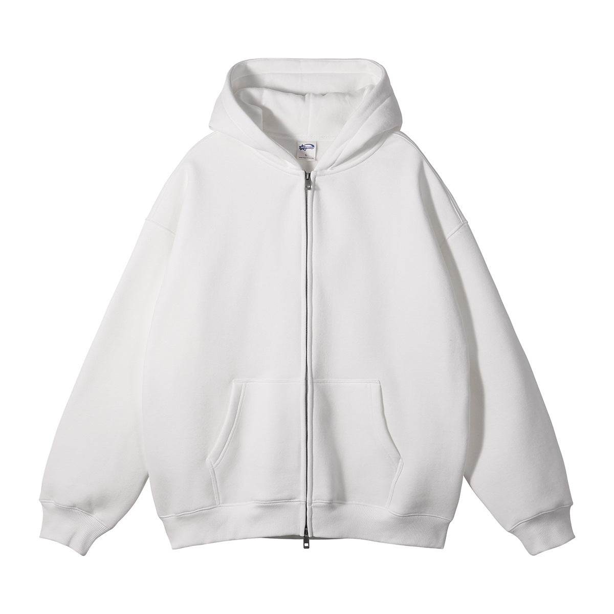 Zippered men's hoodie