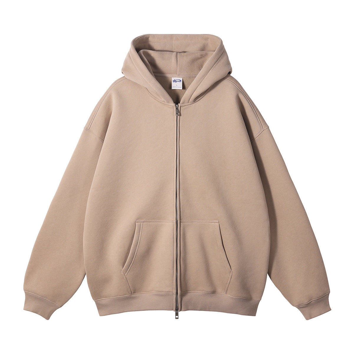 Zippered men's hoodie