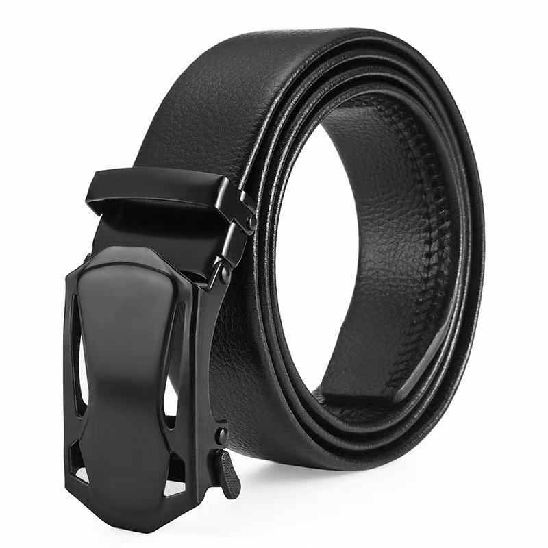 Mens Automatic Buckle Imitation Leather Belt