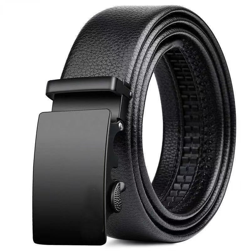 Mens Automatic Buckle Imitation Leather Belt
