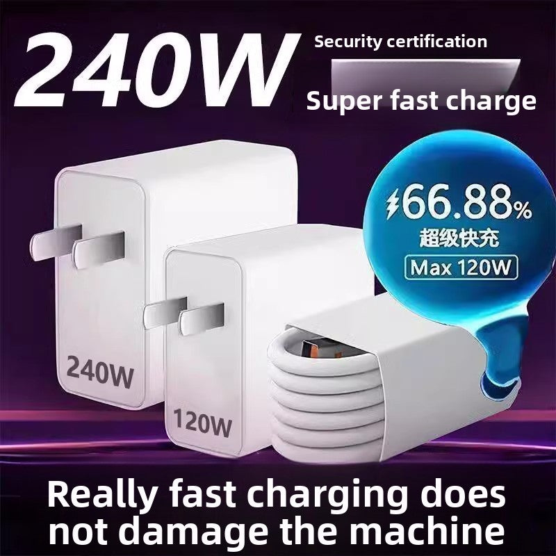 Super Fast Charger with Type-C Cable