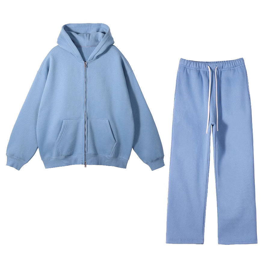 Zippered men's hoodie