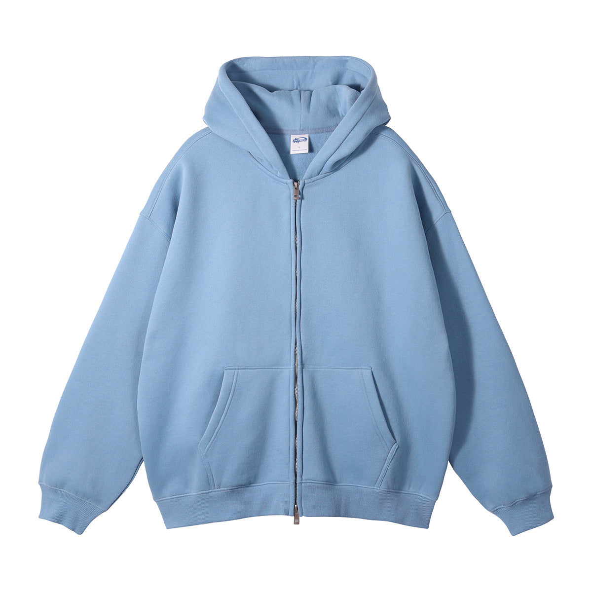 Zippered men's hoodie