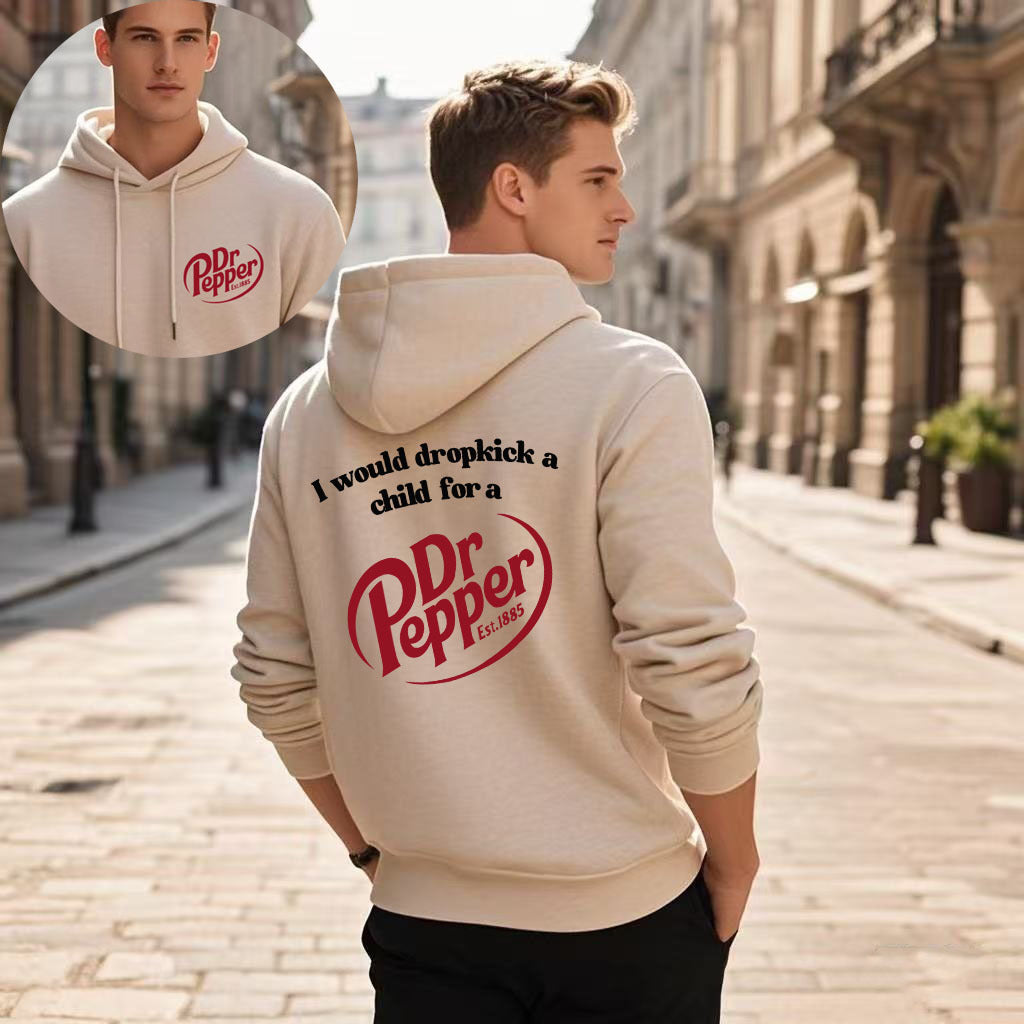 Letter Print Hoodie Casual Versatile Jacket