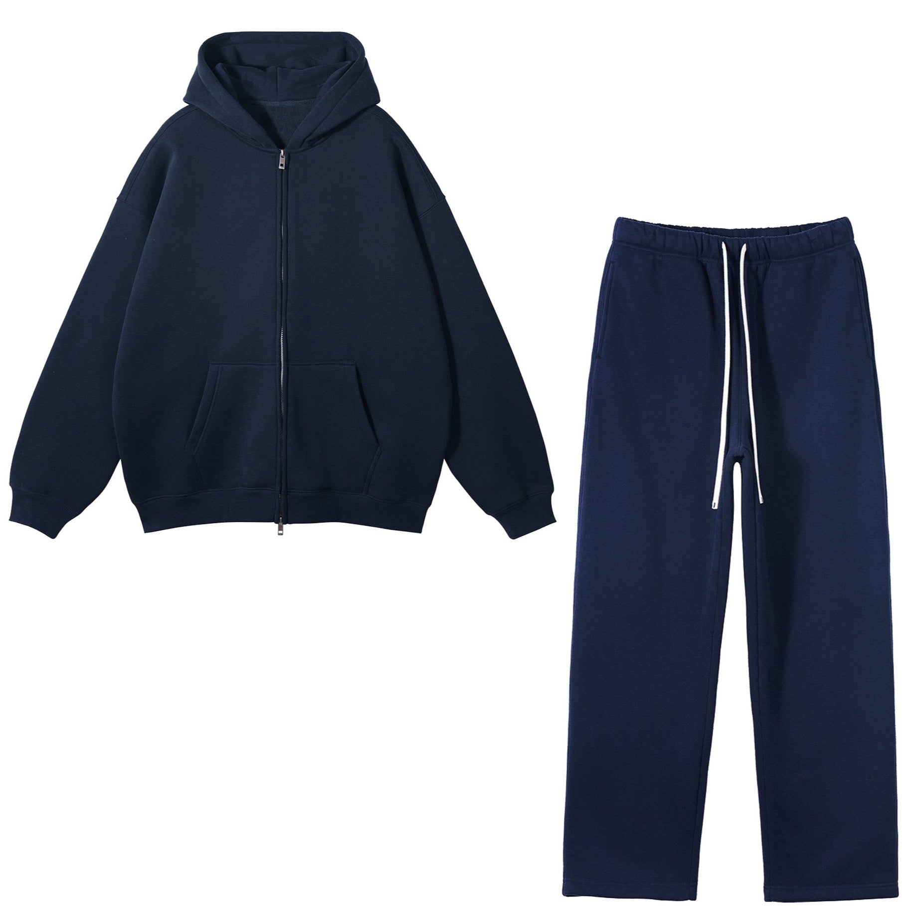 Zippered men's hoodie