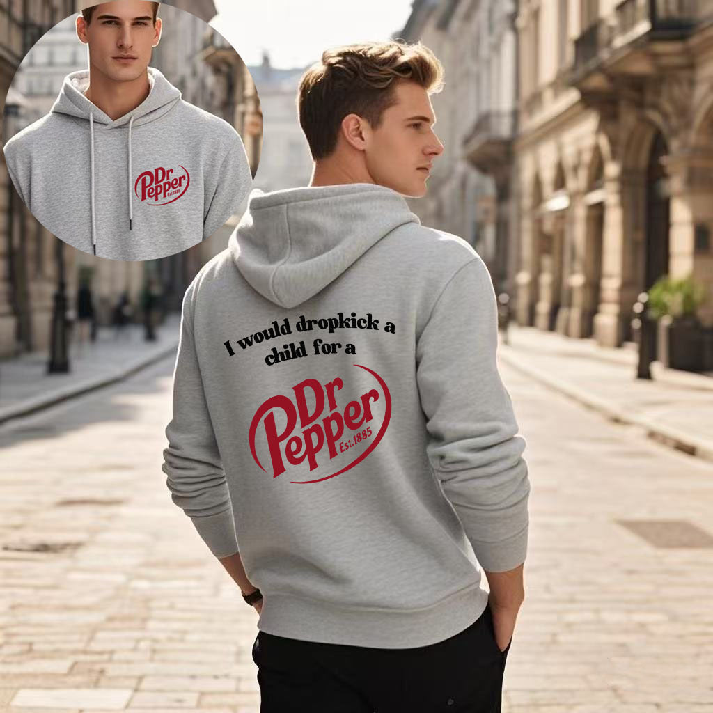 Letter Print Hoodie Casual Versatile Jacket