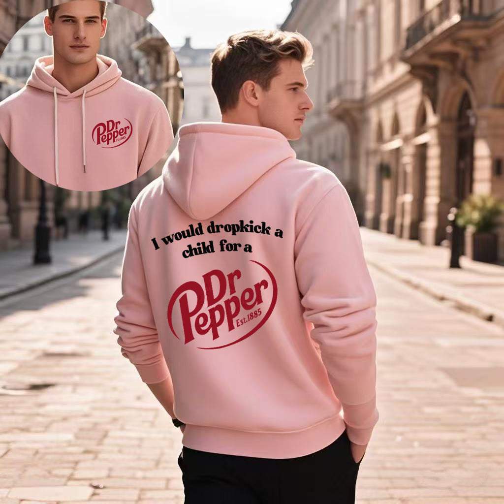Letter Print Hoodie Casual Versatile Jacket