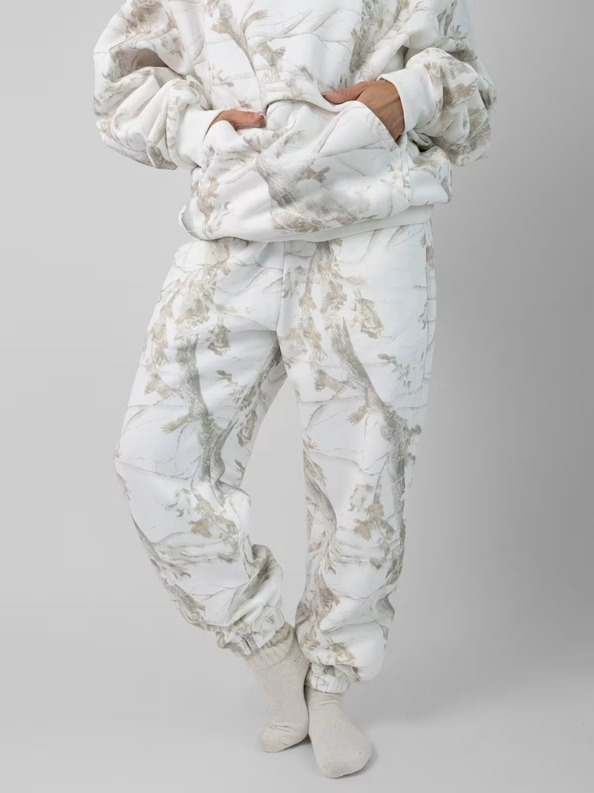 3D Digital Print Fleece Hoodie & Pants Set