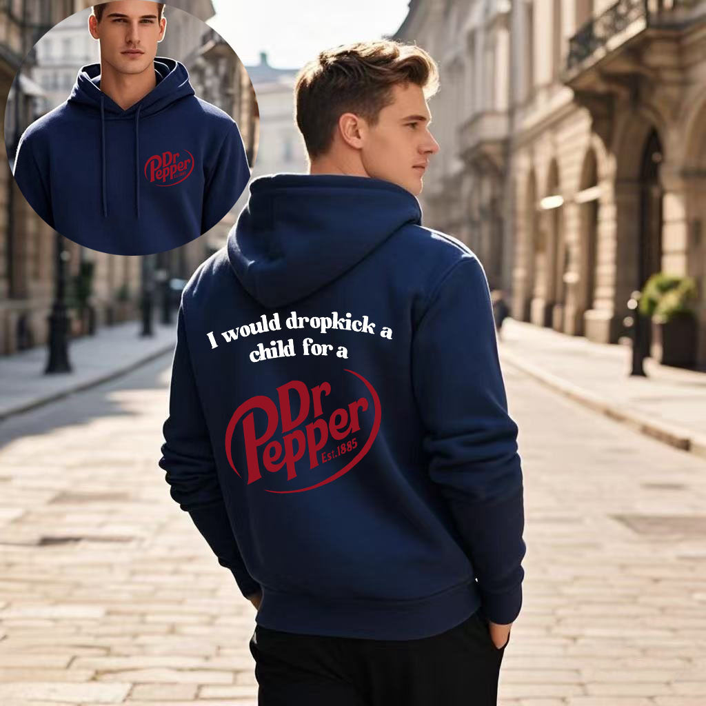 Letter Print Hoodie Casual Versatile Jacket