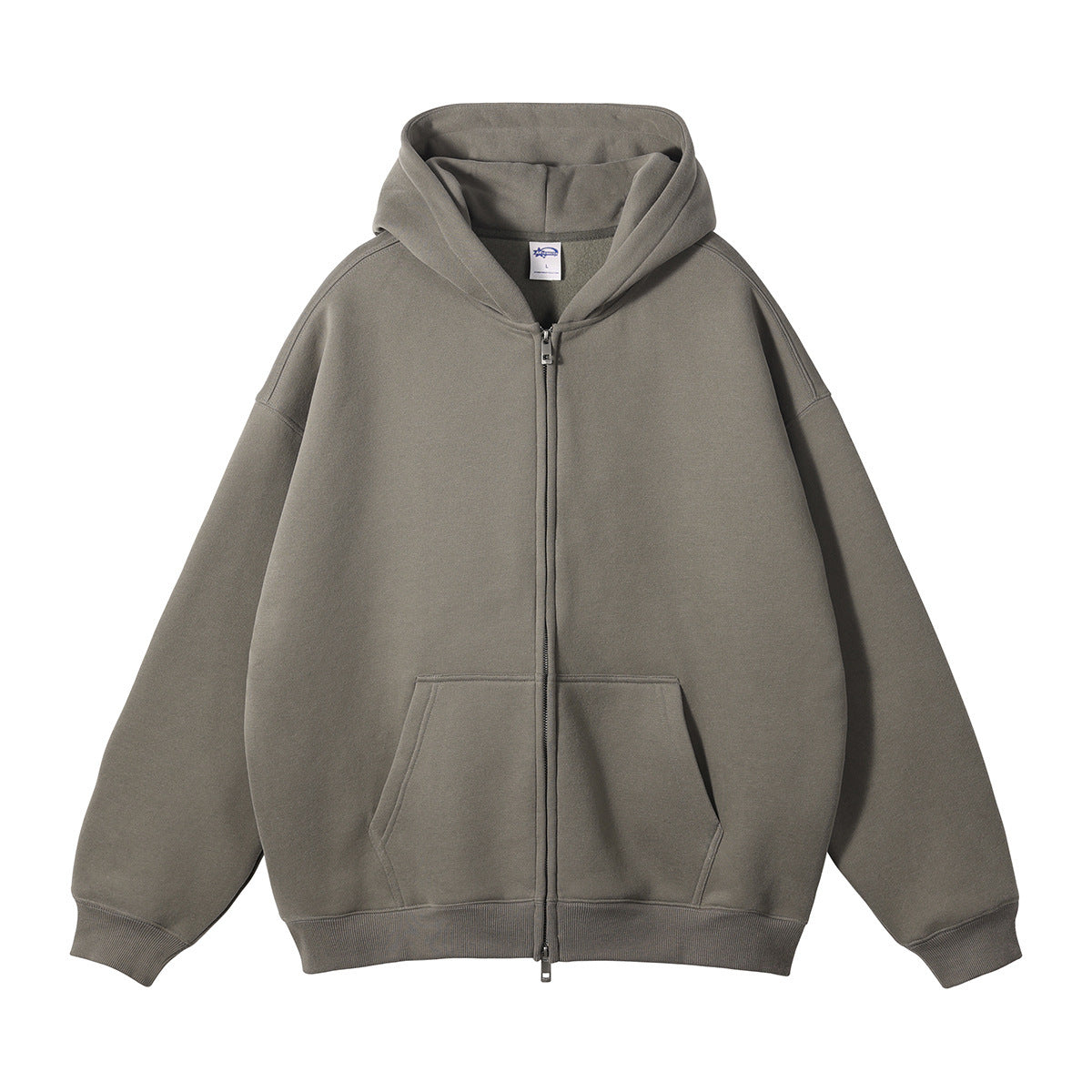 Zippered men's hoodie
