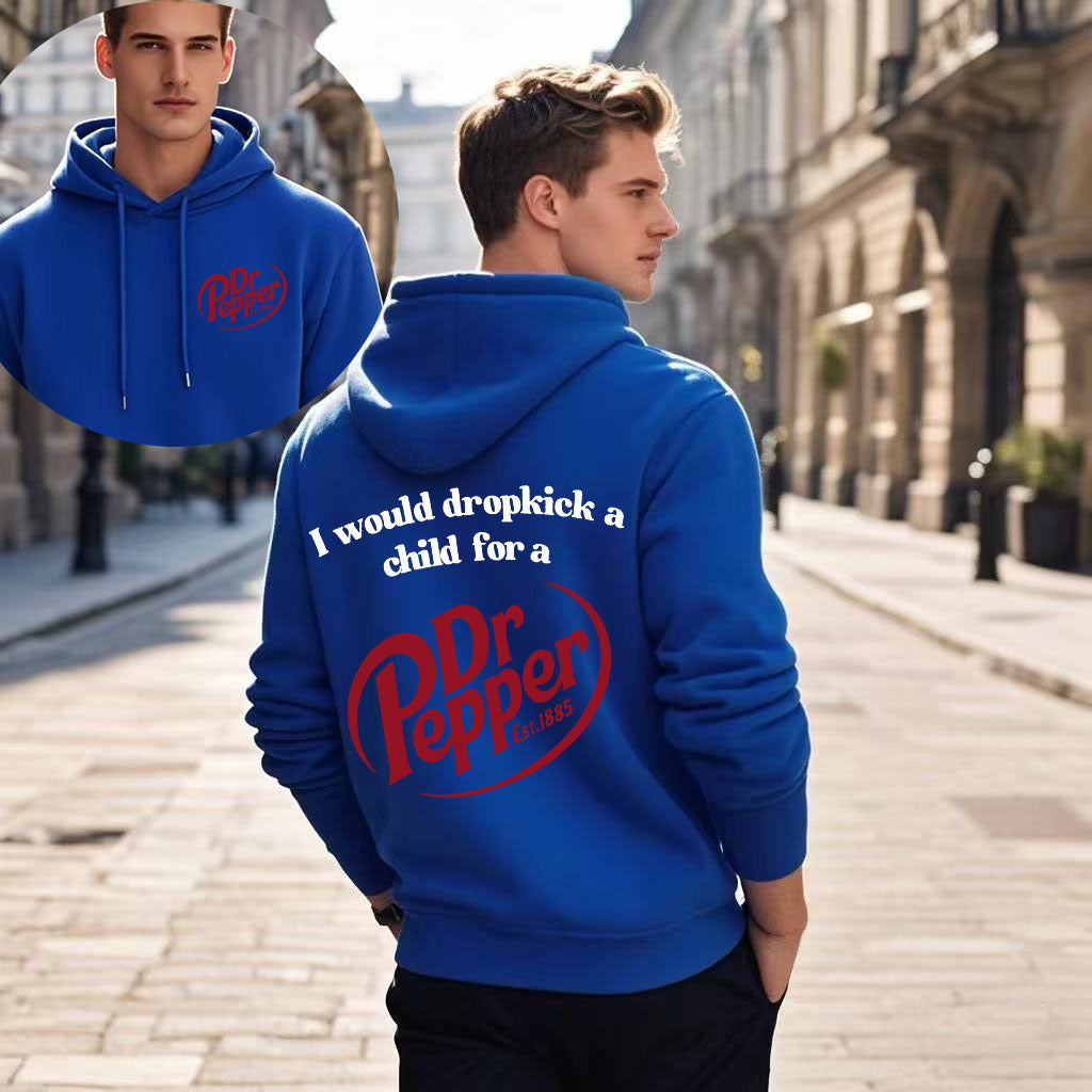 Letter Print Hoodie Casual Versatile Jacket