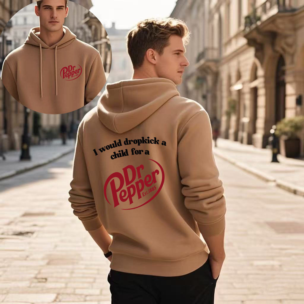 Letter Print Hoodie Casual Versatile Jacket