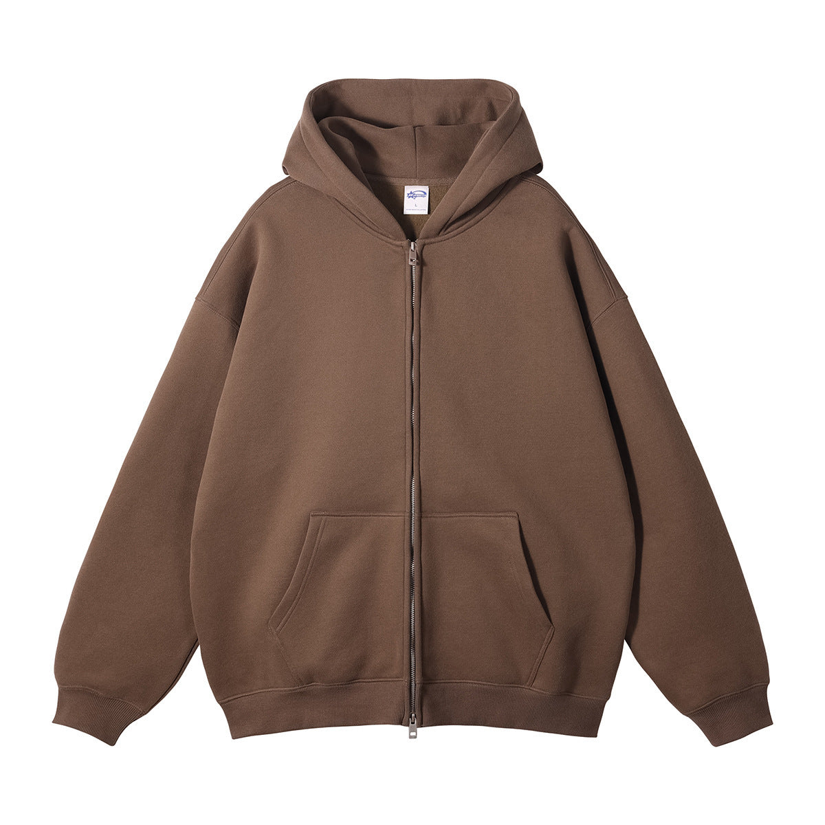 Zippered men's hoodie