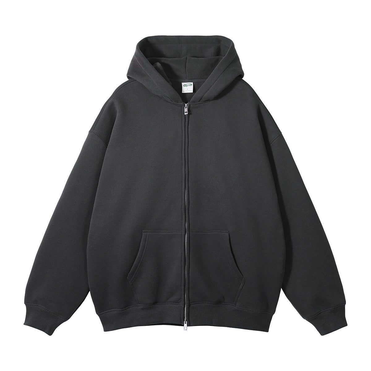 Zippered men's hoodie