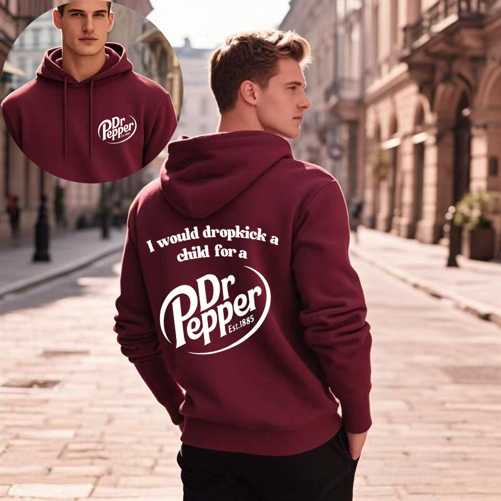Letter Print Hoodie Casual Versatile Jacket