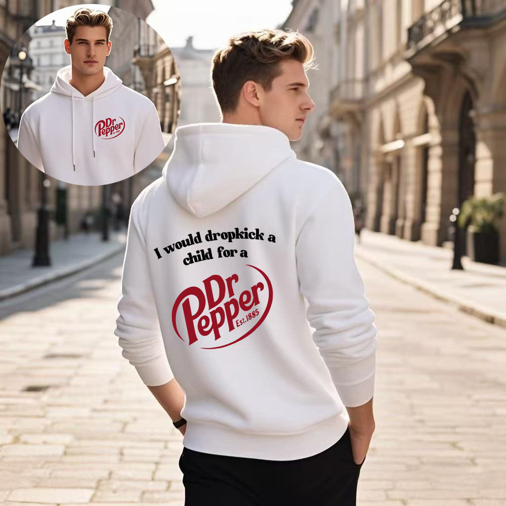 Letter Print Hoodie Casual Versatile Jacket