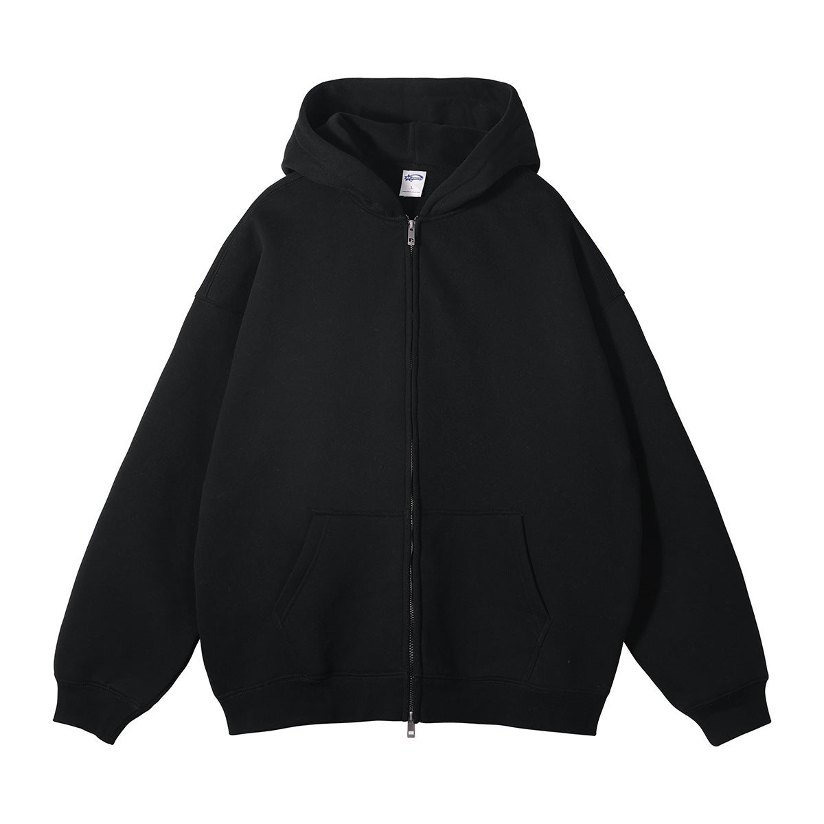 Zippered men's hoodie