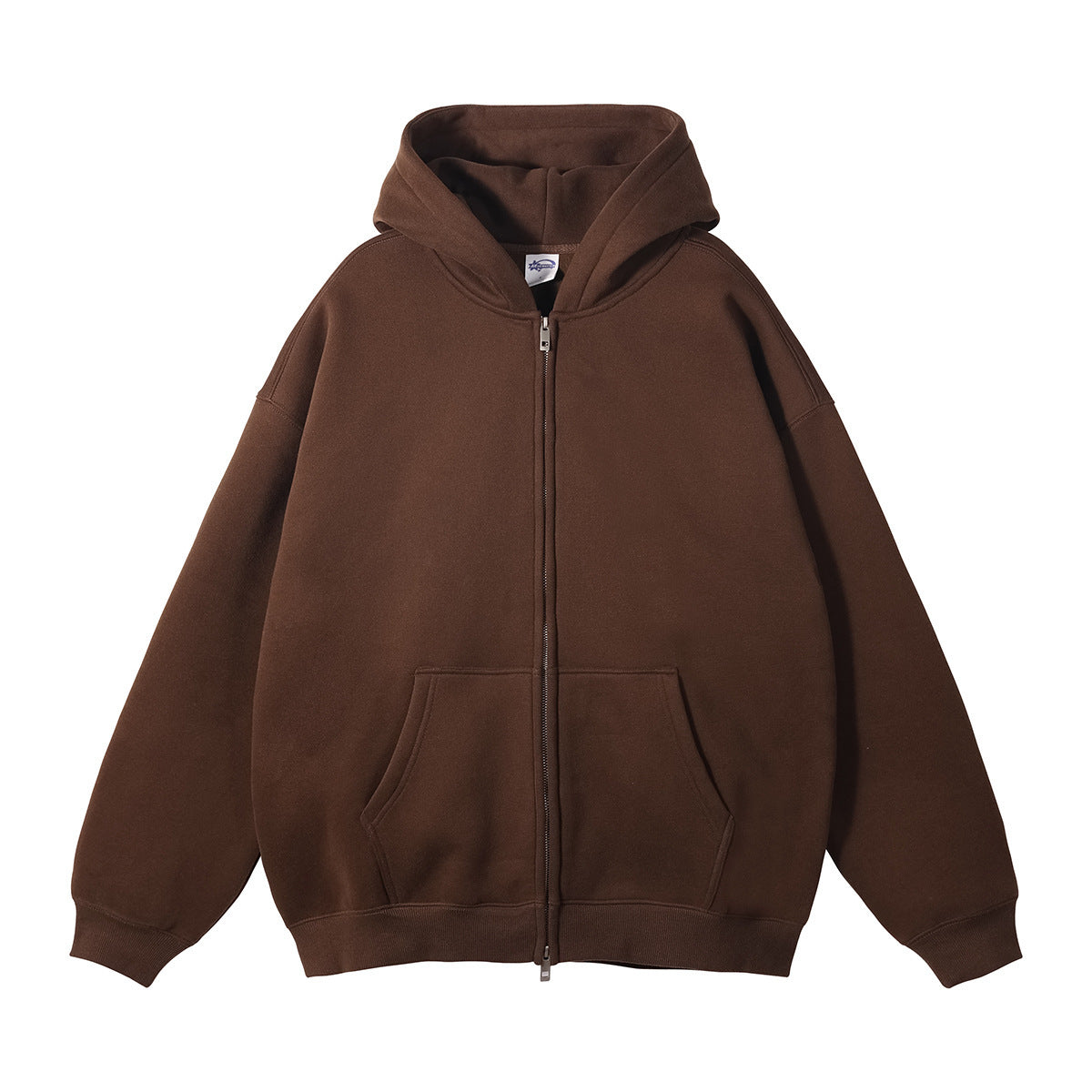 Zippered men's hoodie