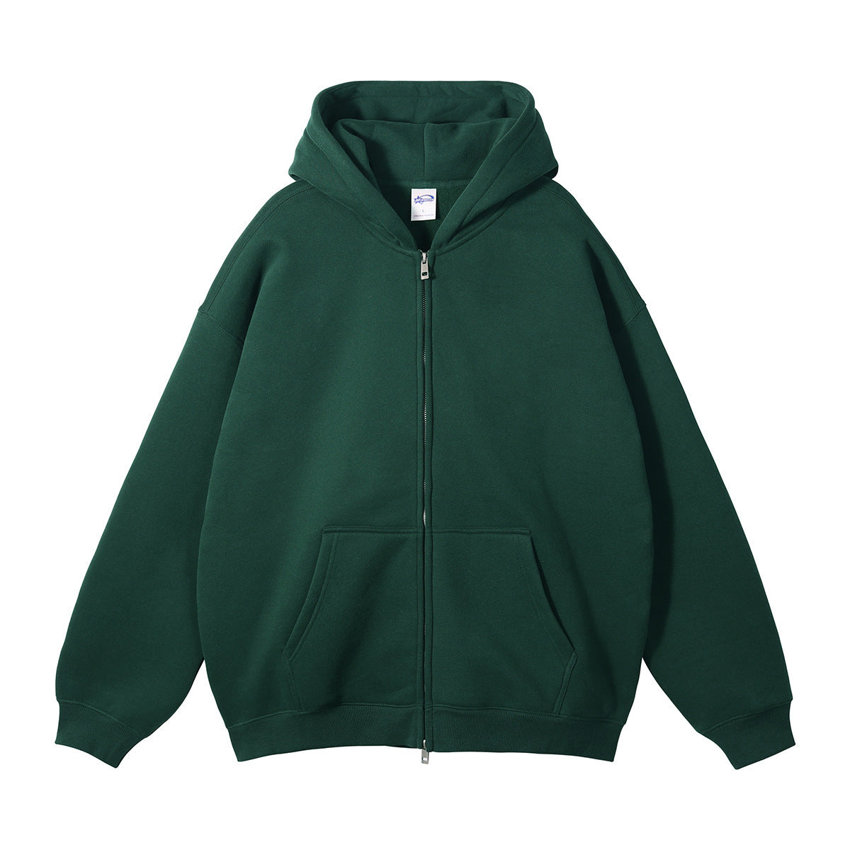 Zippered men's hoodie